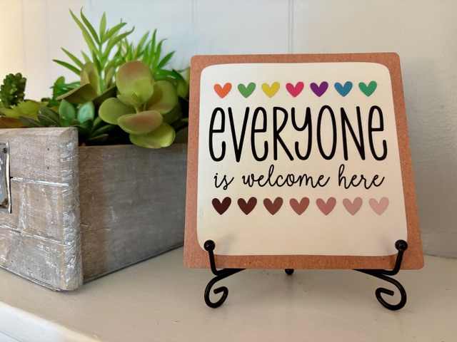 Everyone is welcome sign at The Anxiety and Agoraphobia Treatment Center